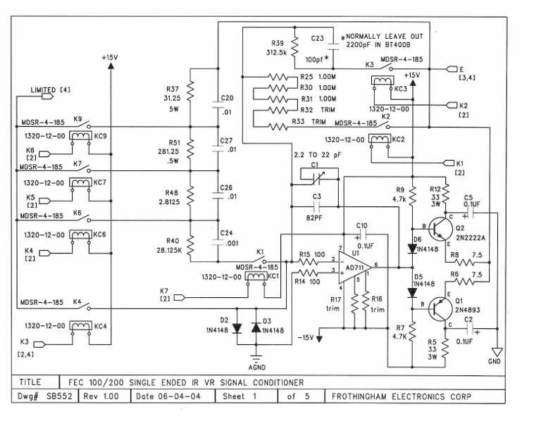 Frothingham Electronics Corporation FEC200 Support - Directory of ...